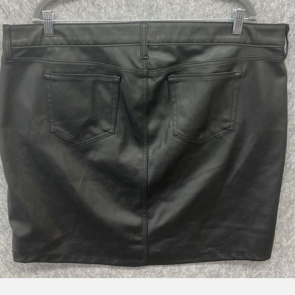 Torrid Black Faux Leather Mini Skirt - Picture 3 of 6